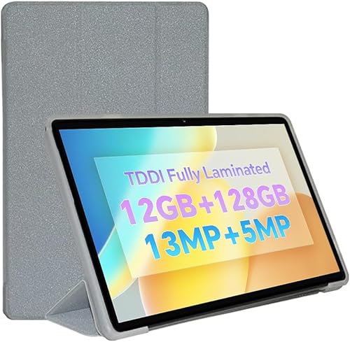 YHFZR Hülle für New TECLAST M40 Plus/P40S/P40HD 10,1'' 2023, Ultra Schlank Schutzhülle Etui mit Standfunktion Smart Case Cover für New TECLAST M40 Plus/P40S/P40HD 10,1'' 2023, Silber von YHFZR