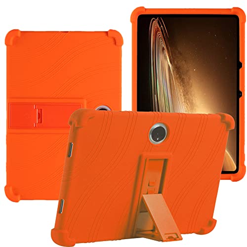 YHFZR Hülle für OnePlus Pad 11,6 Zoll, Leicht Silikon Weich Kindgerechte Hülle mit Standfunktion für OnePlus Pad 11,6 Zoll, Orange von YHFZR