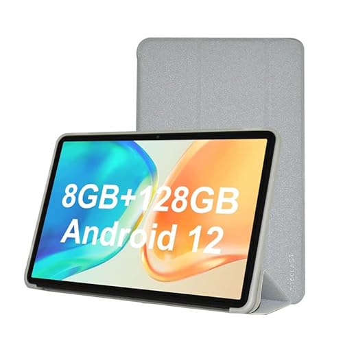 YHFZR Hülle für Teclast P40HD/Teclast M40 Plus/Teclast P30S, Ultra Schlank Schutzhülle Etui mit Standfunktion Smart Case Cover für Teclast P40HD/Teclast M40 Plus/Teclast P30S, Silber von YHFZR