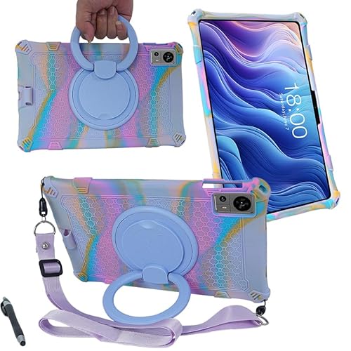 YHFZR Hülle für Teclast T60 Tablet 12 Zoll, Stoßfest Leicht Case 360 Drehgriff und Ständer Kinder Hülle für Teclast T60 Tablet 12 Zoll, Bunt-A von YHFZR