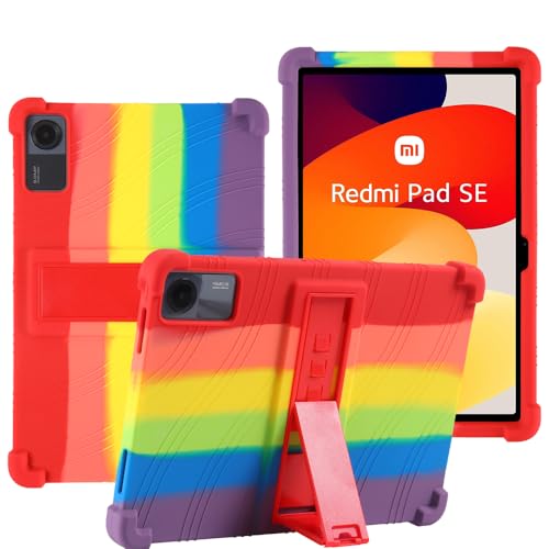 YHFZR Hülle für Xiaomi Redmi Pad SE 11 Zoll, Leicht Silikon Weich Kindgerechte Hülle mit Standfunktion für Xiaomi Redmi Pad SE 11 Zoll, Bunt YHFZR Hülle für Xiaomi Redmi Pad SE 11 Zoll, Leicht Silikon Weich Kindgerechte Hülle mit Standfunktion für Xiaomi Redmi Pad SE 11 Zoll, Bunt von YHFZR