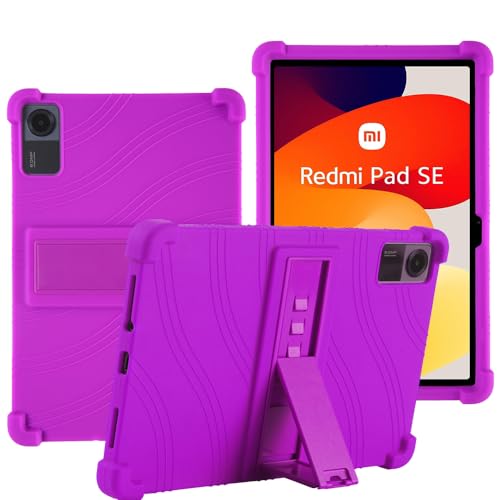 YHFZR Hülle für Xiaomi Redmi Pad SE 11 Zoll, Leicht Silikon Weich Kindgerechte Hülle mit Standfunktion für Xiaomi Redmi Pad SE 11 Zoll, Lila YHFZR Hülle für Xiaomi Redmi Pad SE 11 Zoll, Leicht Silikon Weich Kindgerechte Hülle mit Standfunktion für Xiaomi Redmi Pad SE 11 Zoll, Lila von YHFZR