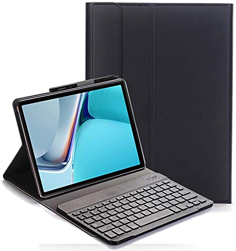 YHFZR Tastatur Hülle for Lenovo Legion Y700 - (QWERTY Layout), Ultradünn Flip Entfernbar Drahtloser Keyboardständer Ledertasche für Lenovo Legion Y700 8,8 Zoll Tablet, Schwarz von YHFZR
