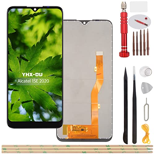 YHX-OU 6.22" Schwarz Display Für Alcatel 1SE 2020 LCD Display Touchscreen Ersatz Bildschirm Glas Assembly mit Werkzeug YHX-OU 6.22" Schwarz Display Für Alcatel 1SE 2020 LCD Display Touchscreen Ersatz Bildschirm Glas Assembly mit Werkzeug von YHX-OU