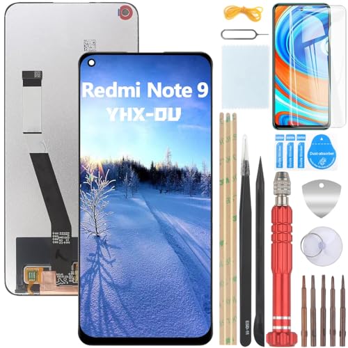 YHX-OU 6.53'' Display Schwarz Für Xiaomi Redmi Note 9 M2003J15SC, M2003J15SG, M2003J15SS LCD Display Touchscreen Bildschirm Digitizer Assembly Glas mit Werkzeug+ 1 Stück Schutzfolie YHX-OU 6.53'' Display Schwarz Für Xiaomi Redmi Note 9 M2003J15SC, M2003J15SG, M2003J15SS LCD Display Touchscreen Bildschirm Digitizer Assembly Glas mit Werkzeug+ 1 Stück Schutzfolie von YHX-OU