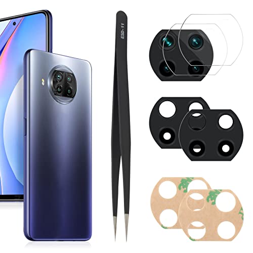 YHX-OU 6.67'' 2 Stück Kamera Linse Glas Ersatz für Xiaomi Mi 10T Lite 5G Kameraglas hinten + 2 Stück für Xiaomi Mi 10T Lite 5G Kamera Schutzfolie Linse Kameraschutz + Pinzette YHX-OU 6.67'' 2 Stück Kamera Linse Glas Ersatz für Xiaomi Mi 10T Lite 5G Kameraglas hinten + 2 Stück für Xiaomi Mi 10T Lite 5G Kamera Schutzfolie Linse Kameraschutz + Pinzette von YHX-OU