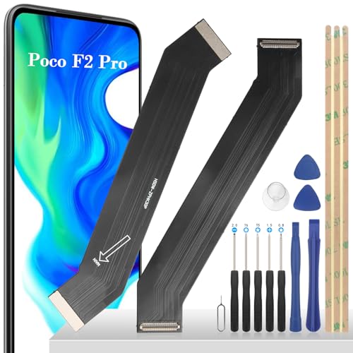 YHX-OU 6.67'' Für Xiaomi Poco F2 Pro M2004J11G Dock-Ladebuchse Ersatz Flexibles Kabel + Installationswerkzeug von YHX-OU