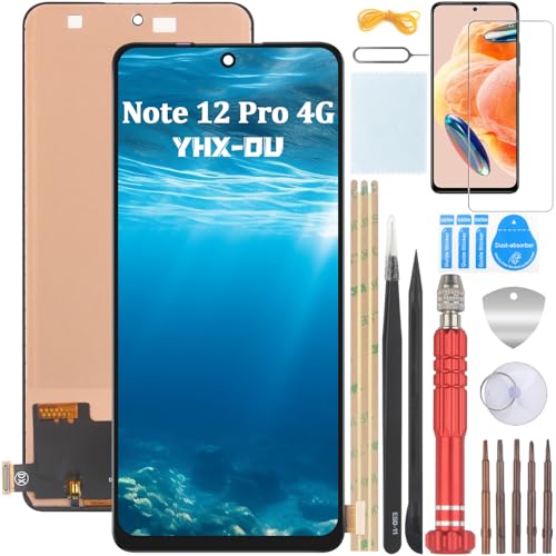YHX-OU 6.67" Schwarz TFT Display für Xiaomi Redmi Note 12 Pro 4G 2209116AG LCD Display Touchscreen Ersatz Bildschirm Glas Assembly mit Werkzeug + 1 Stück Schutzfolie YHX-OU 6.67" Schwarz TFT Display für Xiaomi Redmi Note 12 Pro 4G 2209116AG LCD Display Touchscreen Ersatz Bildschirm Glas Assembly mit Werkzeug + 1 Stück Schutzfolie von YHX-OU