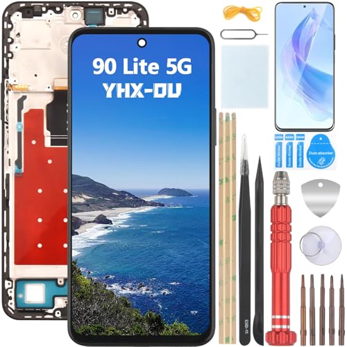 YHX-OU 6.7'' Schwarz+Rahmen Display Für Honor 90 lite 5G CRT-NX1 LCD Display Touchscreen Ersatz Bildschirm Glas Assembly mit Werkzeug + 1 Stück Schutzfolie YHX-OU 6.7'' Schwarz+Rahmen Display Für Honor 90 lite 5G CRT-NX1 LCD Display Touchscreen Ersatz Bildschirm Glas Assembly mit Werkzeug + 1 Stück Schutzfolie von YHX-OU