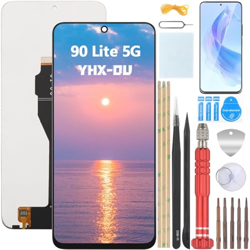 YHX-OU 6.7'' Schwarz Display Für Honor 90 lite 5G CRT-NX1 LCD Display Touchscreen Ersatz Bildschirm Glas Assembly mit Werkzeug + 1 Stück Schutzfolie YHX-OU 6.7'' Schwarz Display Für Honor 90 lite 5G CRT-NX1 LCD Display Touchscreen Ersatz Bildschirm Glas Assembly mit Werkzeug + 1 Stück Schutzfolie von YHX-OU