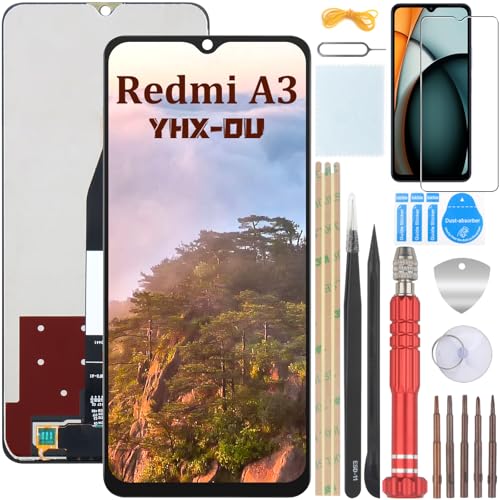 YHX-OU 6.71" Schwarz Display Für Xiaomi Redmi A3 23129RN51X LCD Display Touchscreen Ersatz Bildschirm Glas Assembly mit Werkzeug + 1 Stück Schutzfolie YHX-OU 6.71" Schwarz Display Für Xiaomi Redmi A3 23129RN51X LCD Display Touchscreen Ersatz Bildschirm Glas Assembly mit Werkzeug + 1 Stück Schutzfolie von YHX-OU