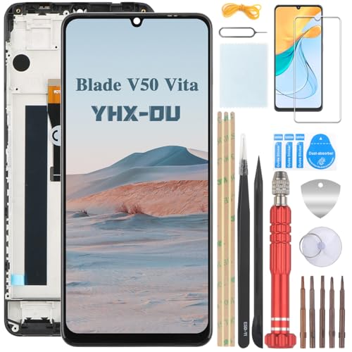 YHX-OU 6.75'' Display mit Rahmen für ZTE Blade V50 Vita LCD Display Touchscreen Ersatz Bildschirm Digitizer Assembly Glas mit Werkzeug + 1 Stück Schutzfolie YHX-OU 6.75'' Display mit Rahmen für ZTE Blade V50 Vita LCD Display Touchscreen Ersatz Bildschirm Digitizer Assembly Glas mit Werkzeug + 1 Stück Schutzfolie von YHX-OU