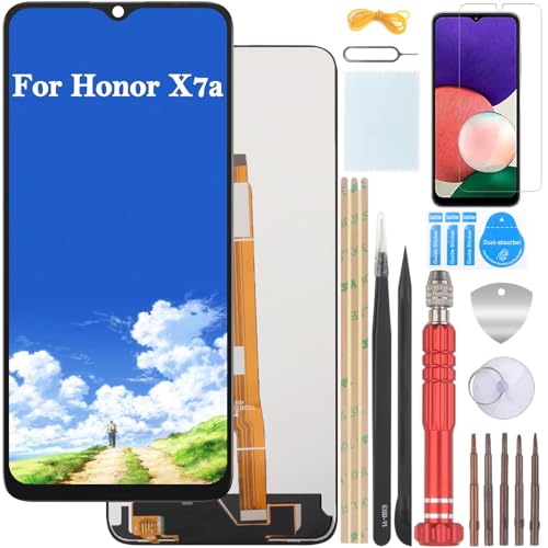 YHX-OU 6.75'' Schwarz TFT LCD Display Für Honor X7a RKY-LX1 RKY-LX2 LCD Display Touchscreen Ersatz Bildschirm mit Werkzeug + 1 Stück Schutzfolie YHX-OU 6.75'' Schwarz TFT LCD Display Für Honor X7a RKY-LX1 RKY-LX2 LCD Display Touchscreen Ersatz Bildschirm mit Werkzeug + 1 Stück Schutzfolie von YHX-OU
