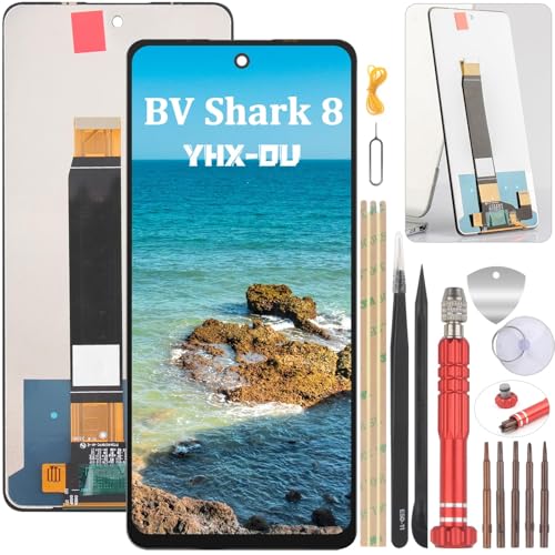 YHX-OU 6.78'' Schwarz Display Für Blackview Shark 8 LCD Display Touchscreen Ersatz Bildschirm Glas Assembly mit Werkzeug YHX-OU 6.78'' Schwarz Display Für Blackview Shark 8 LCD Display Touchscreen Ersatz Bildschirm Glas Assembly mit Werkzeug von YHX-OU