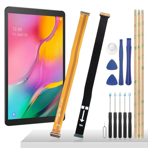 YHX-OU Display Flex Kabel für Samsung Galaxy Tab A 10.1 SM-T515 SM-T510 LCD Tablet LCD Flat Flex Kabel für Samsung Galaxy Tab A 10.1 Display Flex Kabel+Werkzeug von YHX-OU
