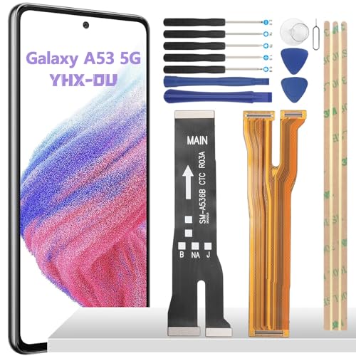 YHX-OU FBC Ladebuchse Für Samsung Galaxy A53 5G SM-A536B A536U Dock-Ladebuchse Ersatz Flexibles Kabel + Werkzeug von YHX-OU