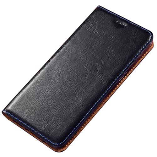 Klapphülle für Samsung Galaxy S25, luxuriöses Echtleder, Standfunktion, stoßfest, Brieftaschenformat, Blau, S25 Klapphülle für Samsung Galaxy S25, luxuriöses Echtleder, Standfunktion, stoßfest, Brieftaschenformat, Blau, S25 von YHZXT