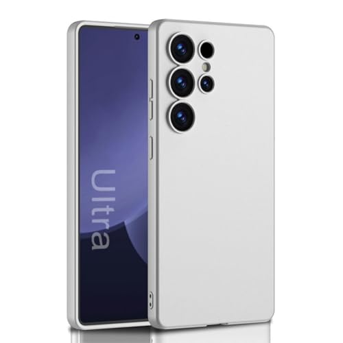 Schutzhülle für Samsung Galaxy S25ultra, schlanke, stoßfeste weiche Silikonhülle mit Kameraschutz, unterstützt kabelloses Laden, Silber, S25 Ultra Schutzhülle für Samsung Galaxy S25ultra, schlanke, stoßfeste weiche Silikonhülle mit Kameraschutz, unterstützt kabelloses Laden, Silber, S25 Ultra von YHZXT