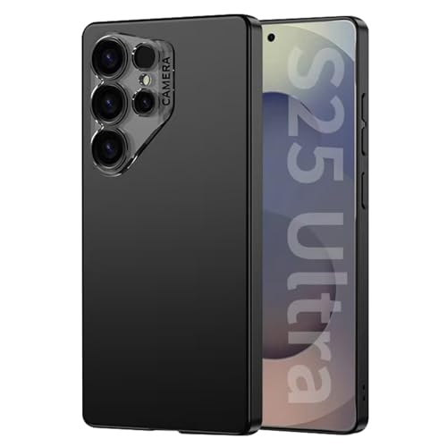 Stoßfeste Schutzhülle für Samsung Galaxy S25 Ultra, Präzisions-Kameraobjektiv-Lochschutz, schmal, dünn, Hartschale, minimalistische Business-Schale, Schwarz, S25 Ultra Stoßfeste Schutzhülle für Samsung Galaxy S25 Ultra, Präzisions-Kameraobjektiv-Lochschutz, schmal, dünn, Hartschale, minimalistische Business-Schale, Schwarz, S25 Ultra von YHZXT