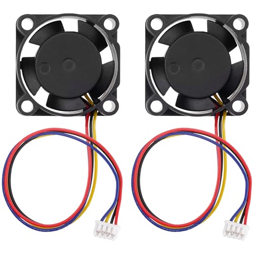 YIBEICO Hotend-Lüfter für Bambu Lab X1/X1C 3D-Drucker, bürstenloser Lüfter für Druckerkühlung, nicht kompatibel mit P1 und A1 Serie (passend für X1/X1C), 2 Stück von YIBEICO