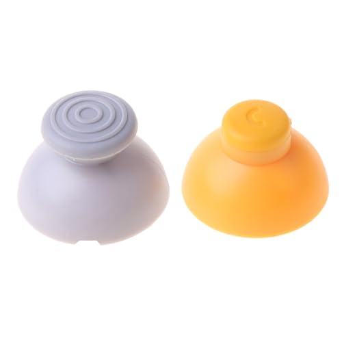 YIBOZI 2 Stück Daumengriffkappen für NGC Gamecube Controller Joystick Cover Thumbstick für Case Gamepad Zubehör rechte Silikonkappe YIBOZI 2 Stück Daumengriffkappen für NGC Gamecube Controller Joystick Cover Thumbstick für Case Gamepad Zubehör rechte Silikonkappe von YIBOZI