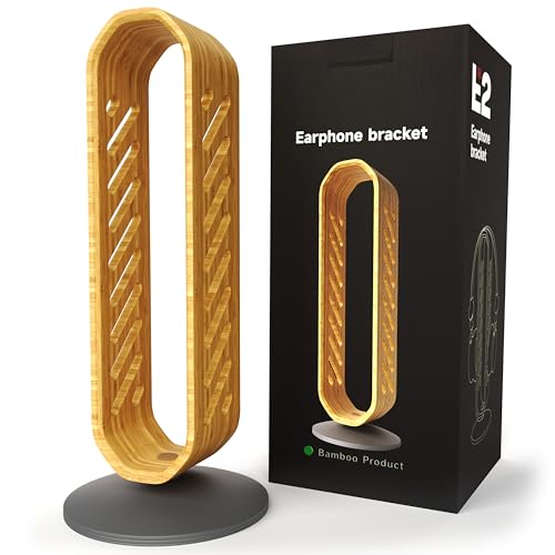 YICOSUN Kopfhörer-Ständer Halter Holz | Alle Kopfhörer-Größen, 100% Bambus, Premium Qualität | Schreib-Tisch Kopfhörerständer Kopfhörerhalter Halterung als Ablage für Gaming, Headset uvm. (Bambusholz) YICOSUN Kopfhörer-Ständer Halter Holz | Alle Kopfhörer-Größen, 100% Bambus, Premium Qualität | Schreib-Tisch Kopfhörerständer Kopfhörerhalter Halterung als Ablage für Gaming, Headset uvm. (Bambusholz) von YICOSUN