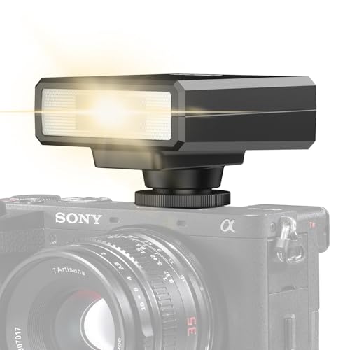 Speedlite GN12 Mini-Kamera-Blitzschuhhalterung, 5600 K, kompatibel mit Sony Canon Nikon Panasonic Olympus DSLR-Kamera Speedlite GN12 Mini-Kamera-Blitzschuhhalterung, 5600 K, kompatibel mit Sony Canon Nikon Panasonic Olympus DSLR-Kamera von YIDOBLO