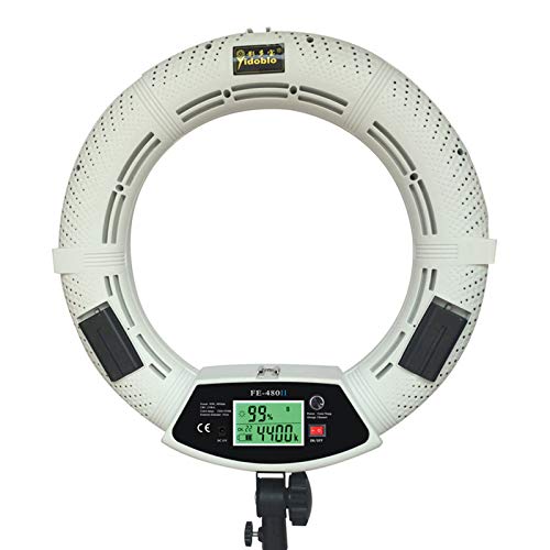 YIDOBLO 18 Zoll Digitalanzeige Fernbedienung Dimmbar 3200K-5500K LED Ringlicht Kit für Kamera Smartphone Porträt Selfie Youtube Foto Video Studio Fotografie Kontinuierliche Außenbeleuchtung YIDOBLO 18 Zoll Digitalanzeige Fernbedienung Dimmbar 3200K-5500K LED Ringlicht Kit für Kamera Smartphone Porträt Selfie Youtube Foto Video Studio Fotografie Kontinuierliche Außenbeleuchtung von YIDOBLO