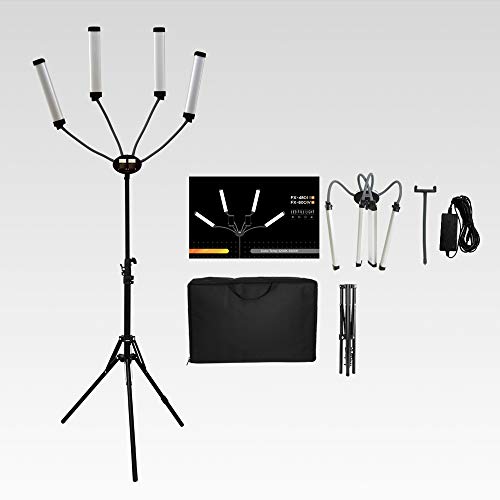 YIDOBLO FX-800ii Faltbare 50W 3200K-5500K LED-Licht-Kits:mit Vier Armen Fülllicht,USB-Ladeanschluss,200-cm-Stativständer, für Videostudio-Telefonkamera YouTube bilden Nagelschönheit YIDOBLO FX-800ii Faltbare 50W 3200K-5500K LED-Licht-Kits:mit Vier Armen Fülllicht,USB-Ladeanschluss,200-cm-Stativständer, für Videostudio-Telefonkamera YouTube bilden Nagelschönheit von YIDOBLO