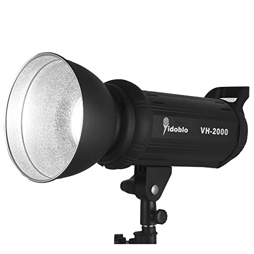YIDOBLO VH1500 LED-Videoleuchte mit Fernbedienung/DMX,150W Bi-Color COB leise & schnelle Wärmeableitung LED-Studio-Videospotlampe,2700K-5500K CRI 92+ mit Bowens-Bügel Dauerlicht YIDOBLO VH1500 LED-Videoleuchte mit Fernbedienung/DMX,150W Bi-Color COB leise & schnelle Wärmeableitung LED-Studio-Videospotlampe,2700K-5500K CRI 92+ mit Bowens-Bügel Dauerlicht von YIDOBLO