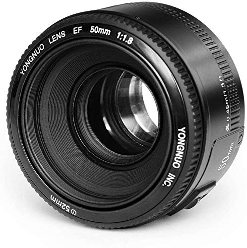 YN EF 50 mm F/1.8 Standard Prime 1:1.8 Objektiv für Canon Digitalkamera YN EF 50 mm F/1.8 Standard Prime 1:1.8 Objektiv für Canon Digitalkamera von YIDOBLO