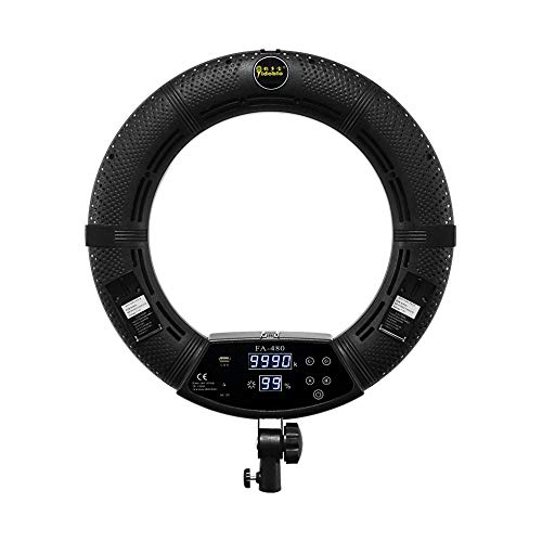 Yidoblo 18-Zoll-Bluetooth-Steuerungs-LED-Ringlicht für Telefon und Kamera,96 W,2800K-9900K für Fotografie,Make-up,YouTube-Videoaufnahmen,kompatibel mit Kamera und Handy(Ohne Stativ und Tasche) von YIDOBLO