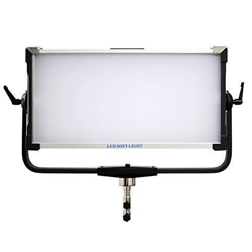 Yidoblo AI-3000C RGB LED Video Metall Panel Studio Dauerlicht Dimmbar 2800k-9990k 300w CRI 95 Fotolampen mit powerCON Kabel, DC Kabel und Tragetasche, 12 Video Lichteffekte von YIDOBLO