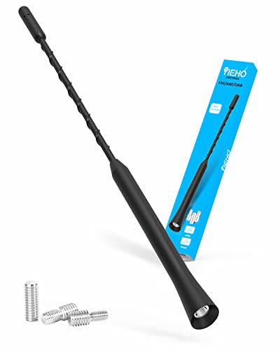 YIEHO Autoantenne - Universal Kfz Antenne für alle Modelle - Autoradio Antenne Dachantenne Auto mit hochwertigem DAB FM Empfang - Auto Antenne Dach 24.5cm von YIEHO