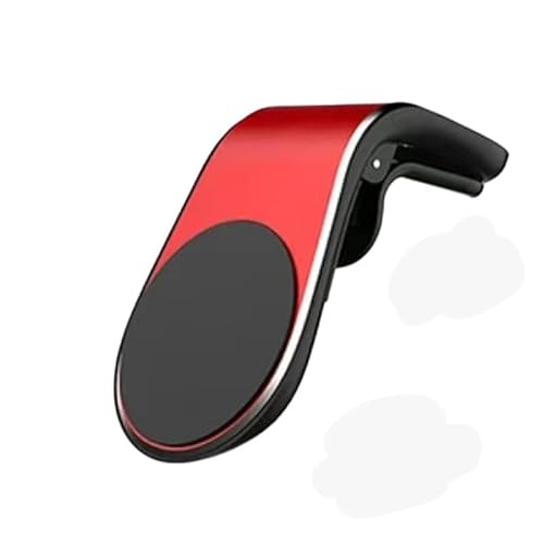 YIFANFENGSHUN Handyhalterung Auto Lüftung KFZ Handyhalterung für BMW iX I20 I 2021-2024, Lüftung Gitter Halter Lüfter Clip Auto für Magnetische Halterung, Red von YIFANFENGSHUN
