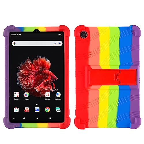YIFENGXING Hüllen für Alldocube iPlay 50 Mini Tablette 8.4 Zoll Einteilig Weich Silikonhülle mit Ständer Fall Schutz Ultra Schlank Schale (Multicolor) von YIFENGXING
