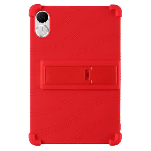 YIFENGXING Hüllen für Honor V9 11.5 Zoll Tablette Model ROL-W00 Einteilig Weich Silikonhülle mit Ständer Fall Schutz Ultra Schlank Schale (rot) von YIFENGXING