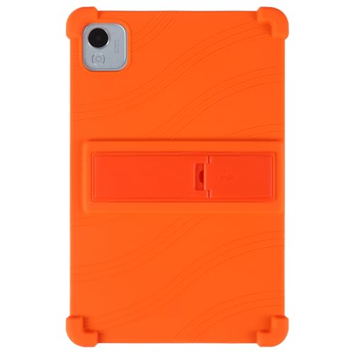 YIFENGXING Hüllen für Honor X9Pro/Pad X9 Pro 11.5 Zoll Tablette Modell ELN2-W09 Einteilig Weich Silikonhülle mit Ständer Fall Schutz Ultra Schlank Schale (Orange) von YIFENGXING