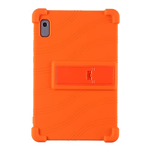 YIFENGXING Hüllen für Lenovo Tab M9 HD TB-310FU/XU Tablette 9 Zoll Einteilig Weich Silikonhülle mit Ständer Fall Schutz Ultra Schlank Schale (Orange) von YIFENGXING