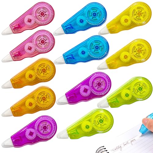 YIFLorine TANG Korrekturbänder Set,12 Stück Mini Correction Tape,4M x 5MM Korrektur Maus,Fenster Korrigieren Roller,Mini Korrekturband für Kinder Schüler Büro Zuhause Schule YIFLorine TANG Korrekturbänder Set,12 Stück Mini Correction Tape,4M x 5MM Korrektur Maus,Fenster Korrigieren Roller,Mini Korrekturband für Kinder Schüler Büro Zuhause Schule von YIFLorine TANG