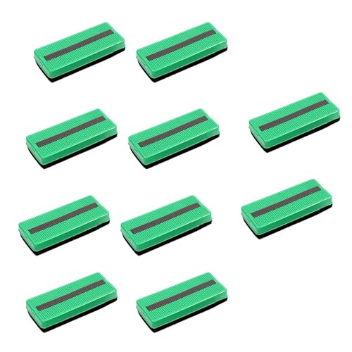 10 x Radiergummi für Whiteboards, 14 x 6,3 cm, leichter Whiteboard-Radierer mit für Büro, Schulbedarf von YIGZYCN