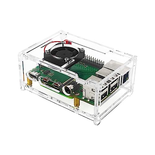 ForRaspberryPi CM4 Board Kompatibler Adapter ForRaspberryPi CM4 Zu Pi4B Erweiterung Und Gehäuse Kühlkörper Lüfter Kit FürRaspberryPi CM4 Zu Pi4B Adapter Erweiterung Board Mit Rj45Netzwerk USB Ports von YIGZYCN