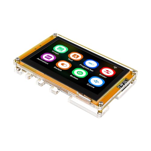 Gehäuse für ESP32 ESP32S3 Entwicklungskit Acrylgehäuse mit 10,9 cm (4,3 Zoll) IPS-Display für nahtloses Lernen ESP32 Entwicklungsplatine von YIGZYCN