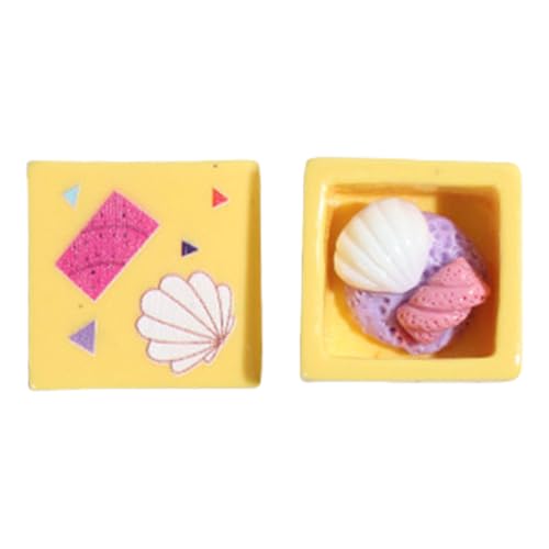 YIGZYCN 3D-Kuchenbox, Modell, Ornament, Handyhülle, Dekoration, Muschel, dekoratives Zubehör, Charm, Kunstharz, kleine Desserts YIGZYCN 3D-Kuchenbox, Modell, Ornament, Handyhülle, Dekoration, Muschel, dekoratives Zubehör, Charm, Kunstharz, kleine Desserts von YIGZYCN