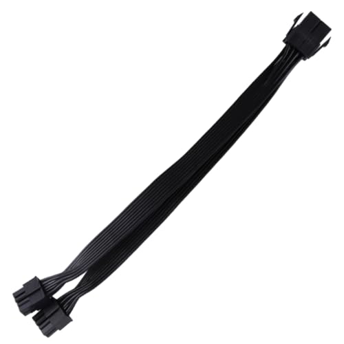 YIGZYCN CPU 8Pin Buchse Auf 2X 8Pin Stecker Konverter Für Mainboard CPU Power Adapter Y Splitter 8 Pin Verlängerungskabel 25CM Hardware Adapter von YIGZYCN