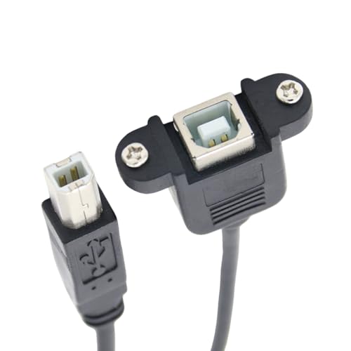 YIGZYCN Druckerkabel USB2.0 Verlängerungskabel USB2.0 Typ B Zum Eingeben Von Kabel Für Den Drucker Mit Robuster Panelhalterung Und Stecker Und Spielen YIGZYCN Druckerkabel USB2.0 Verlängerungskabel USB2.0 Typ B Zum Eingeben Von Kabel Für Den Drucker Mit Robuster Panelhalterung Und Stecker Und Spielen von YIGZYCN