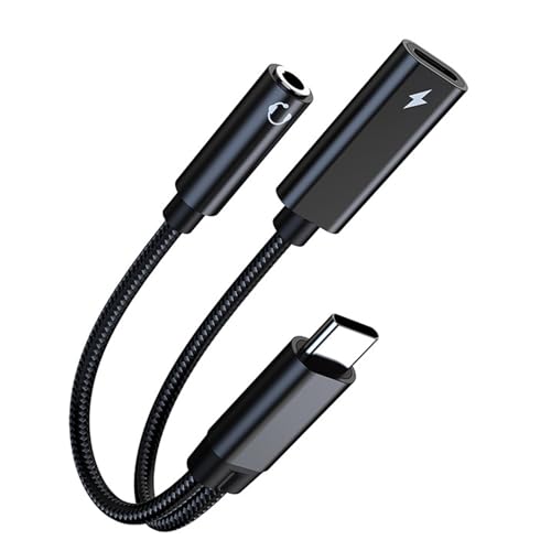 YIGZYCN Typ C auf 3,5 mm Sound- und Ladeadapter, Doppelfunktion, Typ C auf 3,5 mm Kopfhörer und Ladeadapter für Telefon 15/16 YIGZYCN Typ C auf 3,5 mm Sound- und Ladeadapter, Doppelfunktion, Typ C auf 3,5 mm Kopfhörer und Ladeadapter für Telefon 15/16 von YIGZYCN