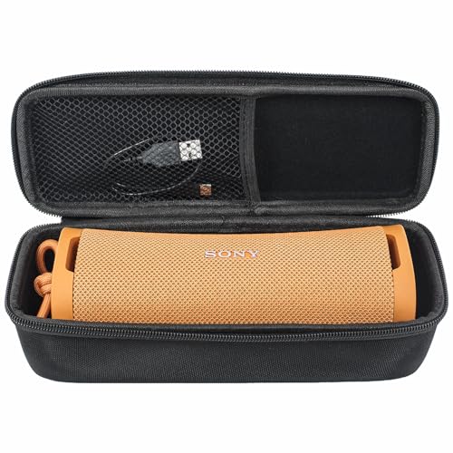 YIIWAY Harte Tasche Hülle Kompatibel mit Sony ULT Field 1 Tragbarer Bluetooth-Lautsprecher, Schutzhülle Case Tragetasche, Nur Tasche - Schwarz YC80008 von YIIWAY