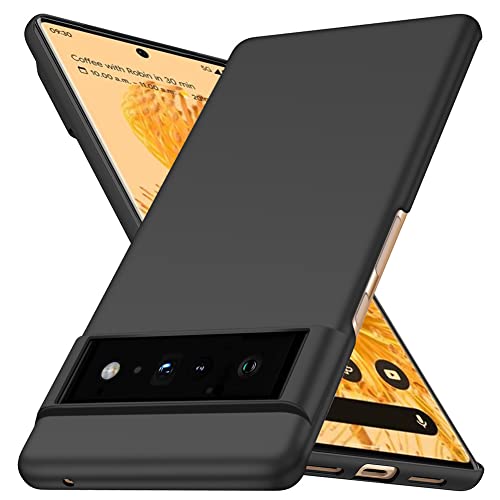 YIIWAY Kompatibel mit Google Pixel 6 Pro Hülle, Schwarz Sehr Dünn Hülle Handyhülle Harte Schutzhülle Case Kompatibel mit Google Pixel 6 Pro YW42497 von YIIWAY