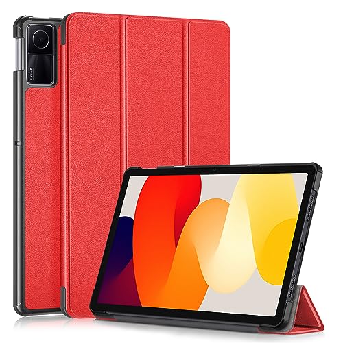 YIIWAY Kompatibel mit Redmi Pad SE (11.0") Hülle, Rot Dünn Tablet Handyhülle Schutzhülle Case mit Auto Sleep/Wake Funktion und Standfunktion YW55390 von YIIWAY